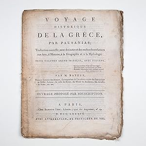 Voyage historique de la Grèce par Pausanias ; traduction nouvelle, avec des notes et des recherch...