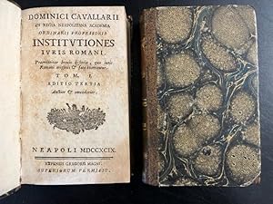 Dominici Cavallarii in Regia Neapolitana Academia ordinarii professoris Institutiones iuris roman...