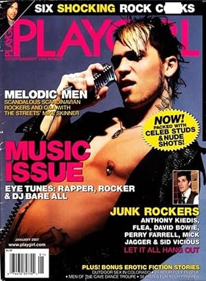 Playgirl Magazine, January, 2007