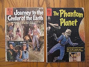 Jules Verne and Science Fiction Dell Four Color Movie Classics Four (4) Comic Lot including: #106...