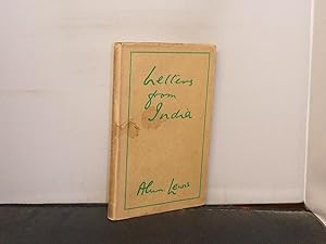 Letters from India with a Note by Mrs Alun Lewis and a Preface by A L Rowse