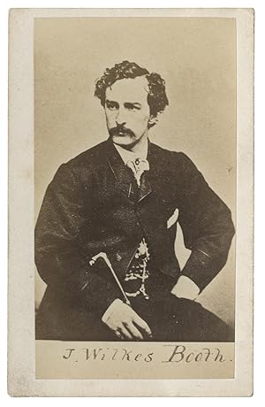 Lincoln Assassin John Wilkes Booth & Conspirator John H. Surratt Contemporary Cartes-de-Visite