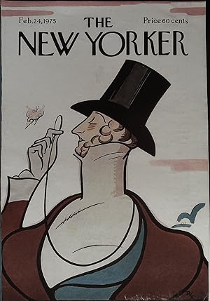 The New Yorker February 24, 1975 Rea Irvin COVER ONLY