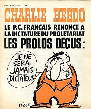 "CHARLIE HEBDO N°270 du 15/1/1976" REISER : LES PROLOS DÉÇUS