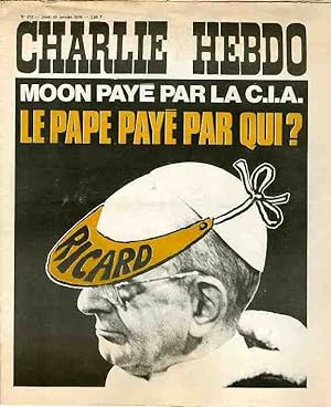 "CHARLIE HEBDO N°272 du 29/1/1976" LE PAPE PAYÉ PAR QUI ? RICARD