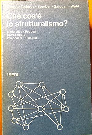 Che cosè lo strutturalismo? Linguistica  Poetica  Antropologia  Psicanalisi - Filosofia