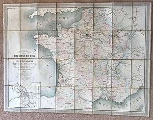 Carte Generale des Chemins De Fer et des Voies Navigables De La France.