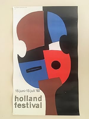 Dick Elffers - Poster / Affiche Holland Festival 1963