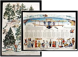 'Santa's Transatlantic Flight' from Delineator Magazine December 1919 with 'The Real Names of Chr...