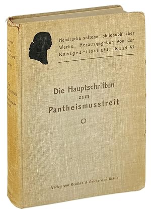 Die Hauptschriften zum Pantheismusstreit zwischen Jacobi und Mendelssohn