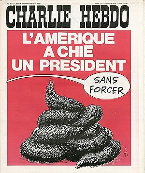 "CHARLIE HEBDO N°312 du 4/11/1976" Gébé : L'AMÉRIQUE A CHIÉ UN PRÉSIDENT