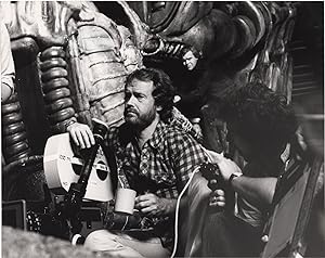 Alien (Original photograph of Ridley Scott, Derek Vanlint, and H.R. Giger on the set of the 1979 ...