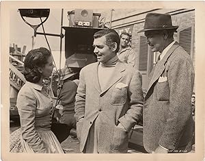 Gone with the Wind (Original photograph of Clark Gable, Vivien Leigh, and Victor Fleming on the s...