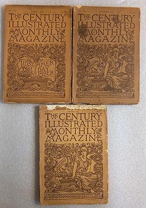 Century Illustrated Monthly Magazine - Lot of 3: August and September 1885; January 1893