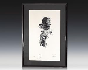 "Apollo 11 Astronaut Neil A. Armstrong" Signed Limited Edition Paul Calle Print.