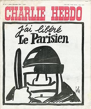 "CHARLIE HEBDO N°317 du 9/12/1976" Gébé : J'ai libéré LE PARISIEN