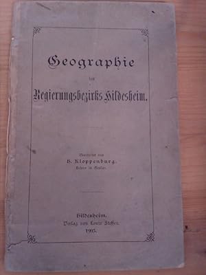 Geographie des Regierungsbezirks Hildesheim.