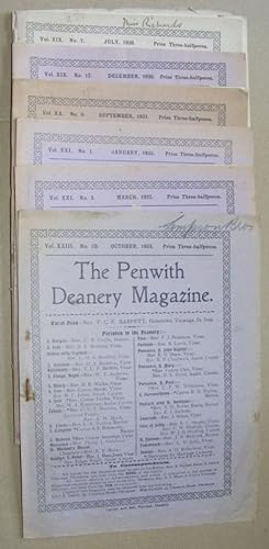 The Penwith Deanery Magazine. 6 issues between July 1930 & October 1934