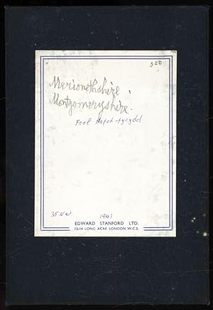 Merionethshire Sheet XXV N.W. / Montgomeryshire Sheet VII N.W. Second Edition, 1901 Antique Wales...