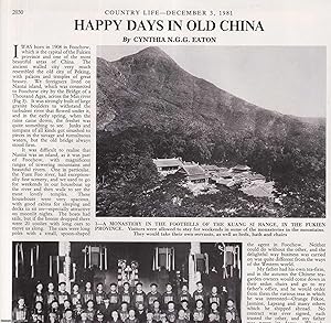 Happy Days in Old China. The life of the daughter of a tea merchant born in Foochow in 1908. Seve...