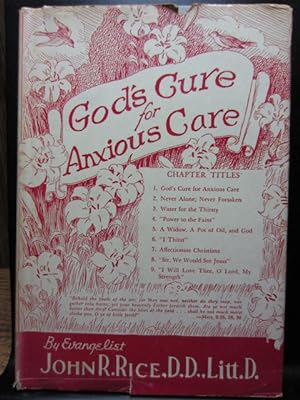 GOD'S CURE FOR ANXIOUS CARE