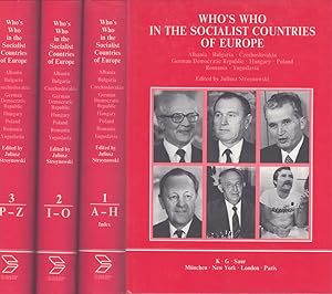 Who's Who in the Socialist Countries of Europe : A Biographical Encyclopedia of More than 12600 L...