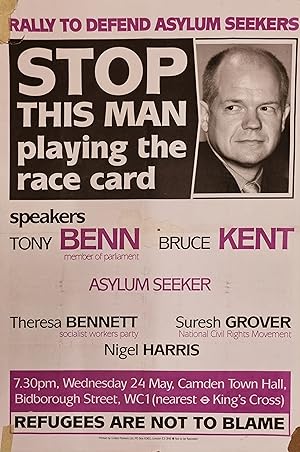 STOP THIS MAN PLAYING THE RACE CARD