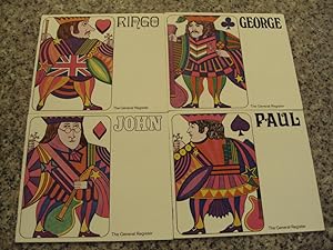 Beatles Set Of 4 Birth Certificates 1968 John Paul George Ringo RARE B23 MINT