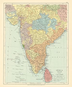 India, South and Ceylon