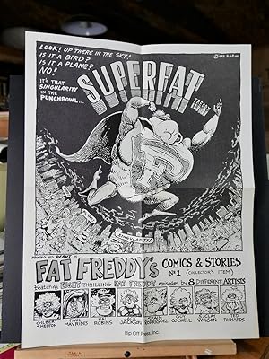 Superfat Freddy Poster (Advertisement for Fat Freddy's Comics and Stories #1)