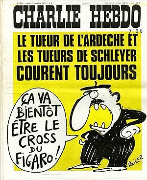 "CHARLIE HEBDO N°363 du 27/10/1977" REISER : CROSS DU FIGARO / CONCORDE A GAGNÉ