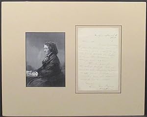 1889 Harriet Beecher Stowe Sits for a Portrait, Autograph Letter Signed