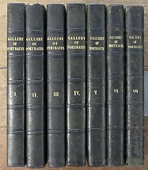 The Gallery of Portraits with Memoirs. 7 Vols Complete Set
