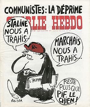 "CHARLIE HEBDO N°387 du 13/4/1978" REISER : COMMUNISTES "LA DÉPRIME" / CHARLIE HEBDO ET LA MÈRE D...