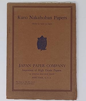 Kuro Nakaboban Papers - Made by hand in Japan