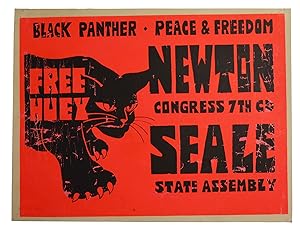 [Black Panthers] Black Panther Peace & Freedom / Free Huey Newton / Seale / Congress 7th CD / Sta...
