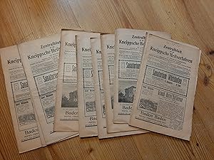 Zentralblatt für das kneippsche Heilverfahren. 1910, XVII. Jahrgang. 10 HEFTE davon