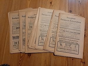 Zentralblatt für das kneippsche Heilverfahren. 1908, XV. Jahrgang. 20 HEFTE