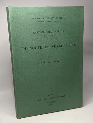 The southern nilo-hamites / east central africa Part VIII / Ethnographic survey of Africa