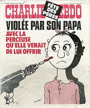 "CHARLIE HEBDO N°396 du 15/6/1978" WOLINSKI : FÊTE DES PÈRES / REISER : CORSICA ELECTRICA
