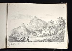 Albums de dessins originaux, carnets de voyages dun officier de marine entre 1861 et 1867 : Rio ...