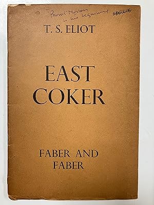 East Coker. [A poem.]