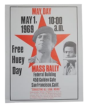May Day / May 1, 1969 10:00 a.m. / Free Huey Day / Mass Rally, Federal Building, 450 Golden Gate,...