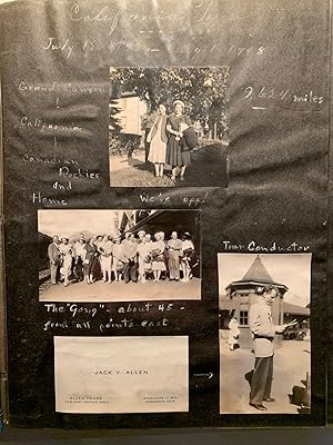 Photo Album and Scrapbook for "California Tour" July 18, 1948 to August 1, 1948 Including Mexico,...