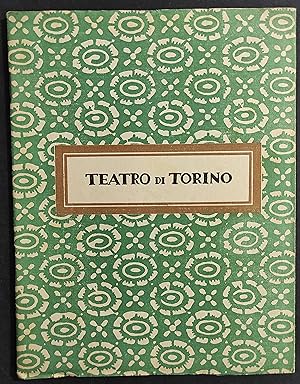 Teatro di Torino - XIV Concerto Orchestrale - V. Gui - 1927 - Programma