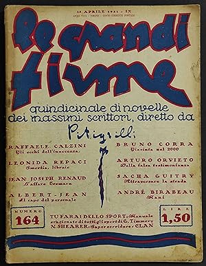 Le Grandi Firme - N. 164 - 15 Aprile 1931 - Quindicinale di Novelle
