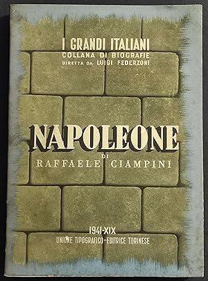 Napoleone - R. Ciampini - Ed. UTET - 1941