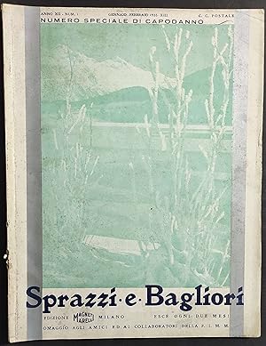 Rivista Sprazzi e Bagliori n.1 - Gennaio-Febbraio 1935 - Televisione