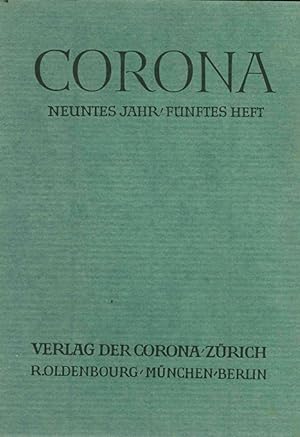 Heinrich von Kleist, der Soldat. S. 459 - 480 in: Corona. Zweimonatsschrift. 9. Jahrgang.