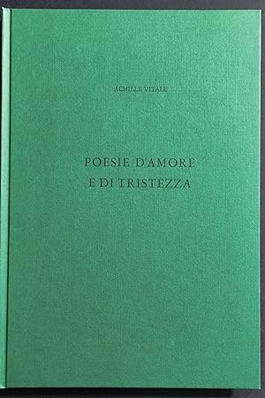 Poesie d'Amore e di Tristezza - A. Vitale - 2013